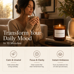 CoveScent™ Pure Coconut Wax Candle