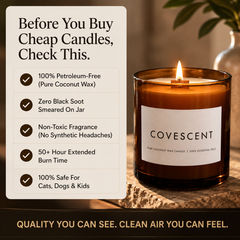 CoveScent™ Pure Coconut Wax Candle