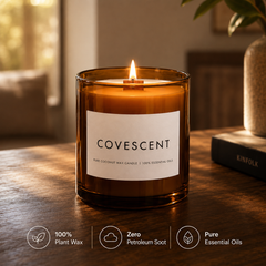 CoveScent™ Pure Coconut Wax Candle