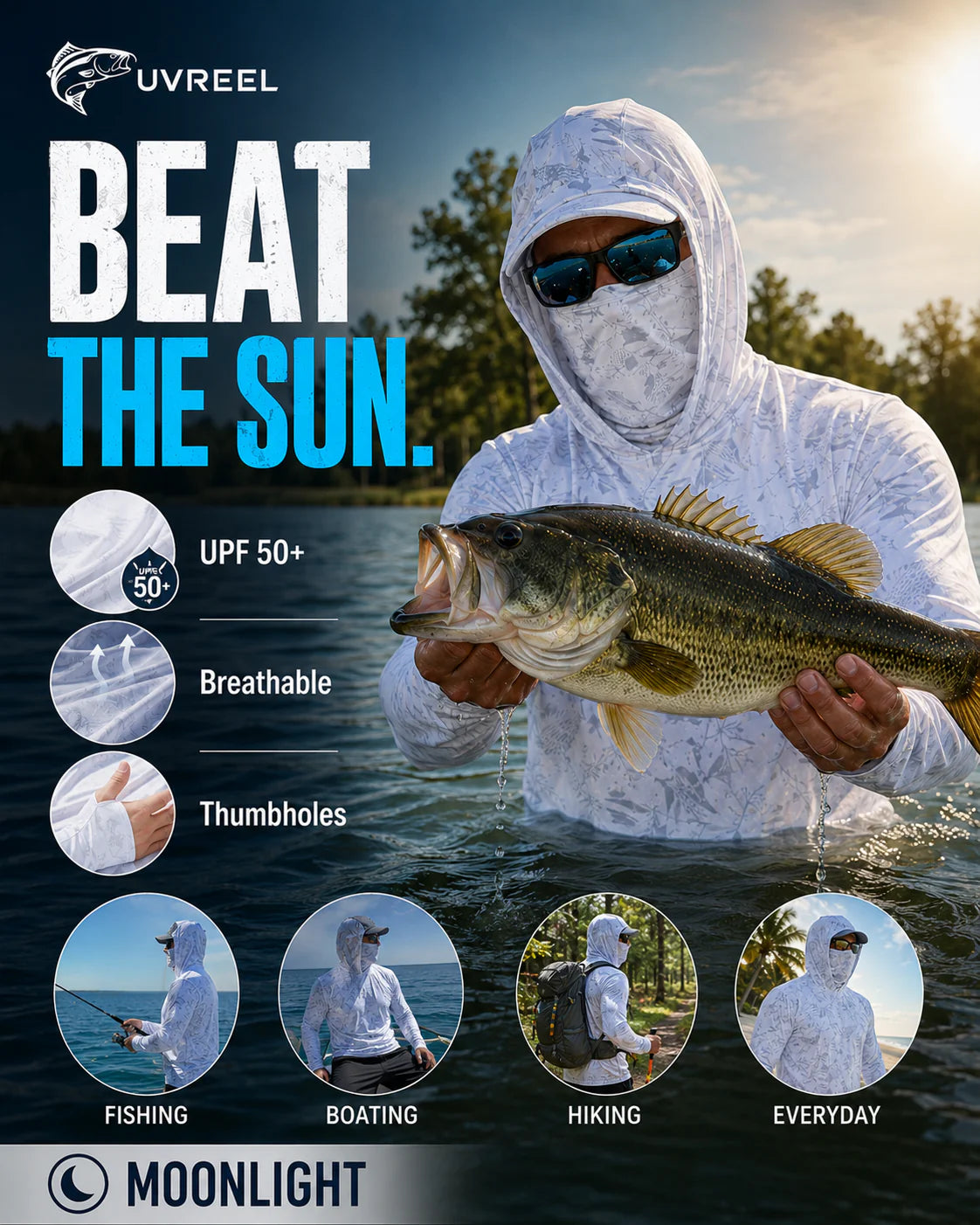 UVReel 360 Fishing Hoodie